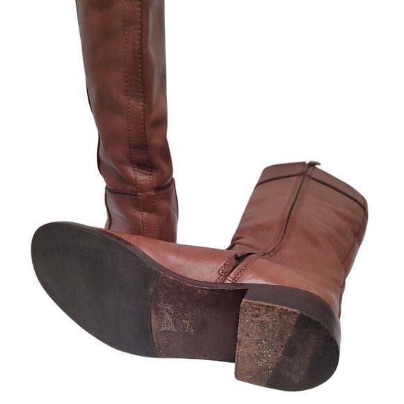 Tory Burch Lowell Leather Riding Boots Size 8.5 M - Picture 7 of 9